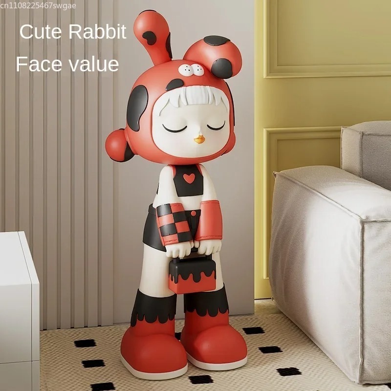 Art Craft Model - Patung Gadis Kartun Artistik, Model Karakter