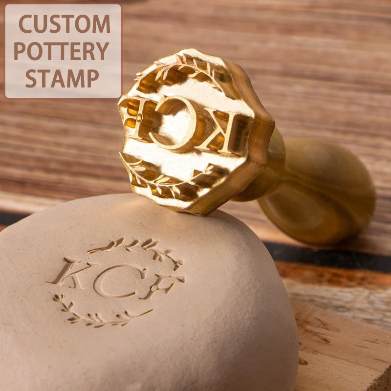 Art Craft Logo - Stempel Tembikar Kustom Pribadi untuk Logo