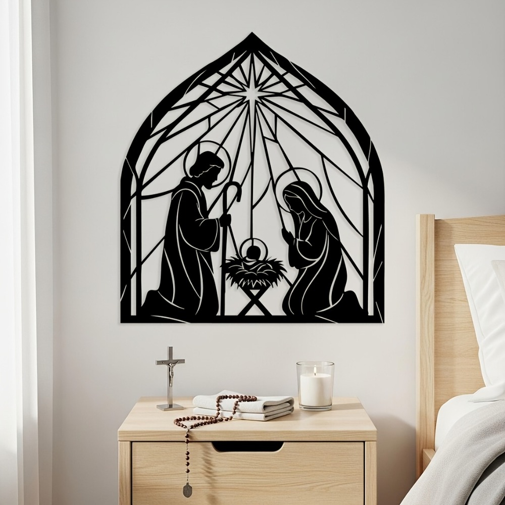 Art & Craft Qatar - CIFBUY Seni Dinding Logam Minimalis Bertema