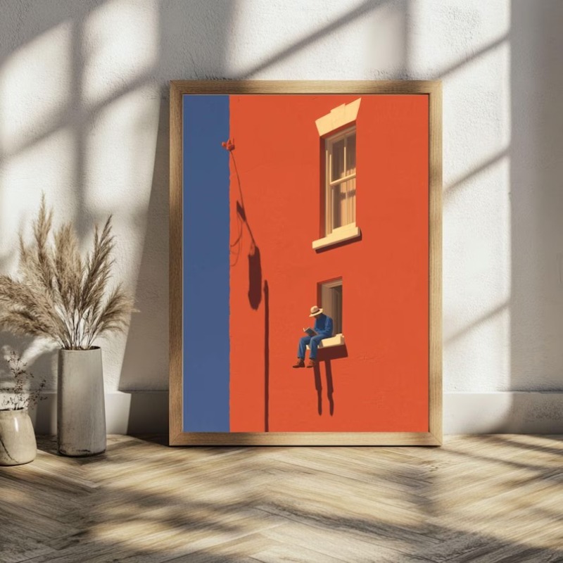 Art Craft Toys - Poster Estetika Gambar Figur Abstrak Minimalis