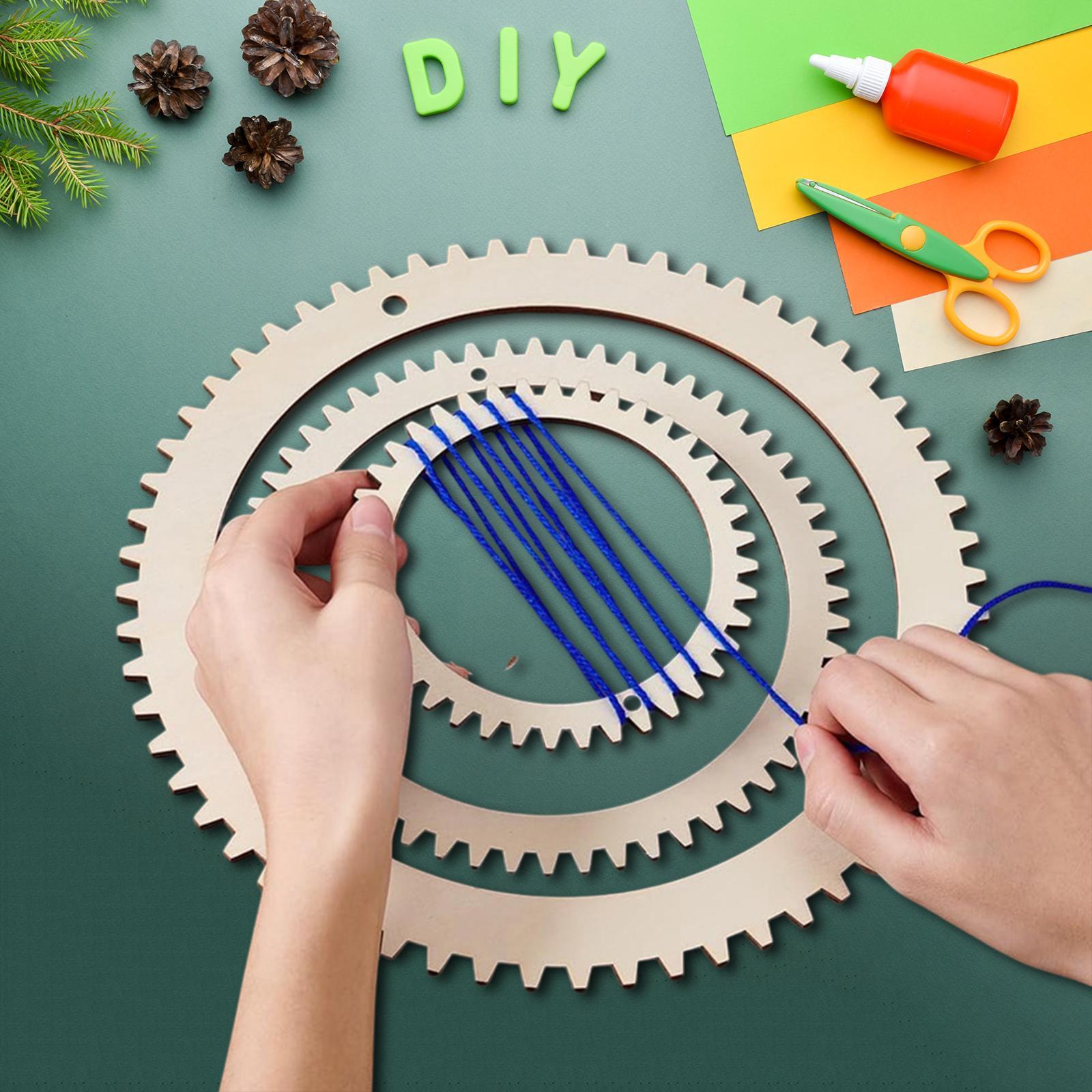 Art Craft Kids - Perlengkapan Alat Tenun DIY Bingkai Kayu
