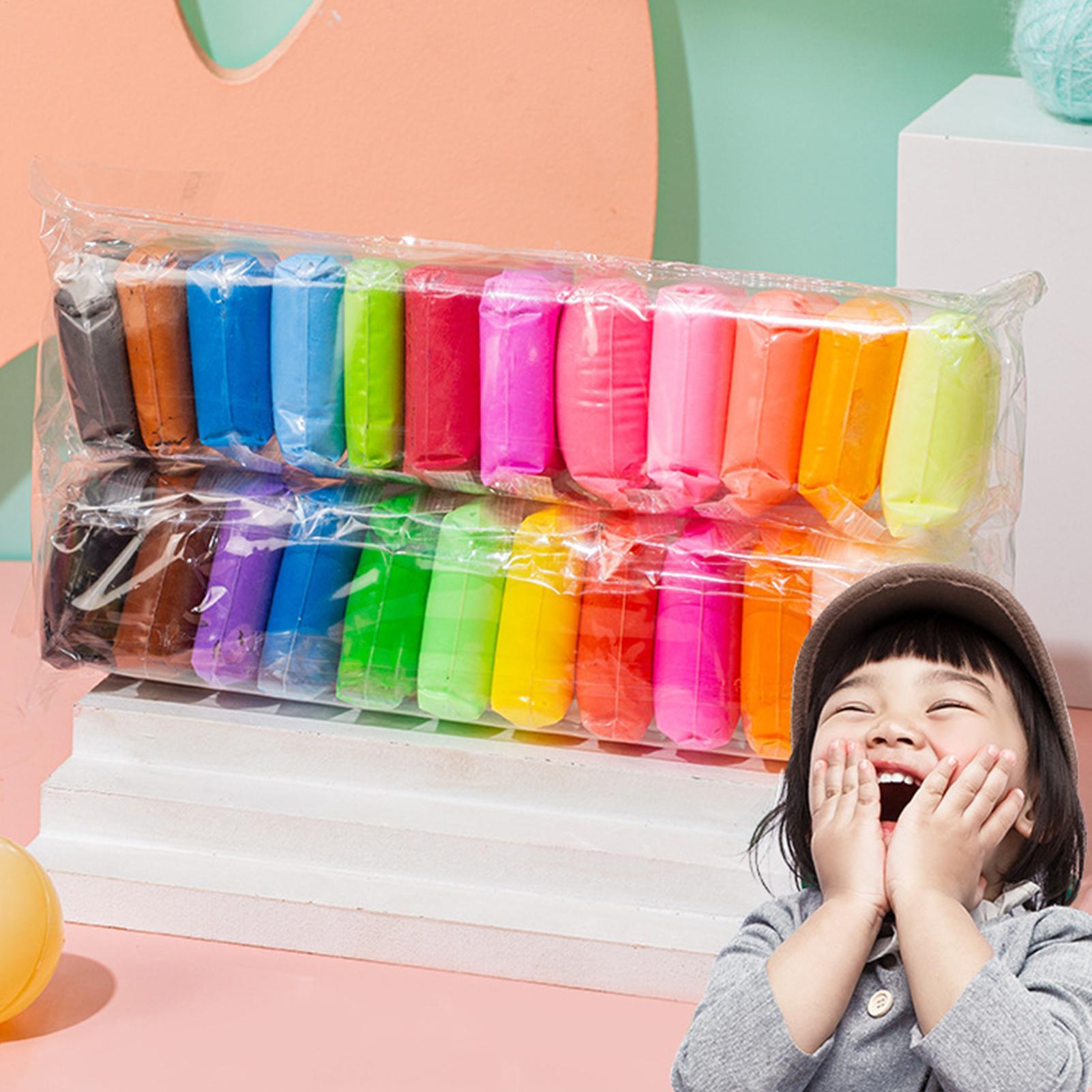 Air Dry Clay - 12 24 36 Warna Set Tanah