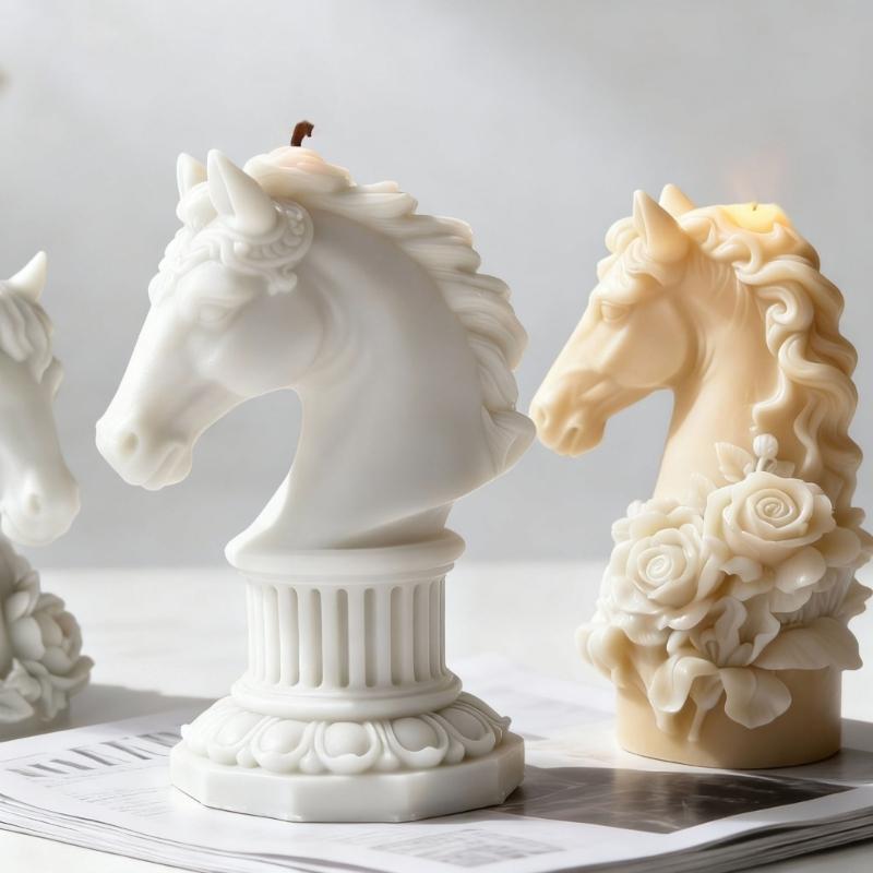 Art Craft Horse - Cetakan Silikon Pembuat Lilin Patung Kuda