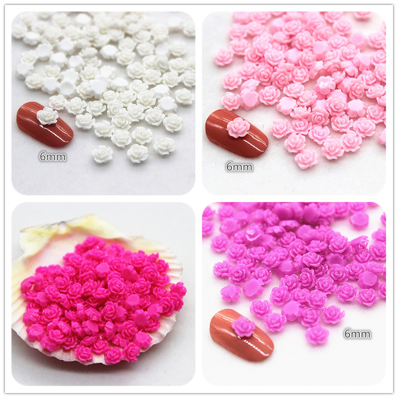 Art Craft New Year - 100 Pcs 6 Mm Resin Mini