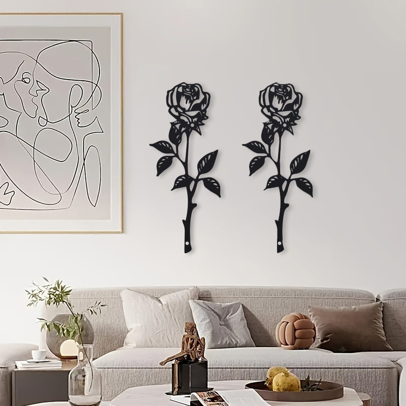 Art Craft Rose - 1 Buah Ornamen Hiasan Dinding Mawar