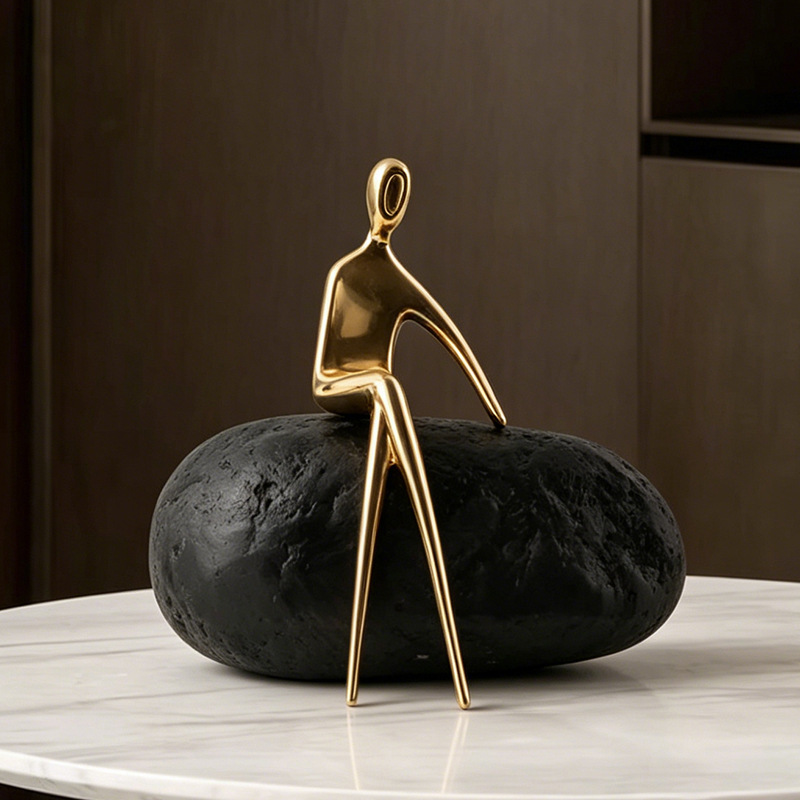 Art Craft Hotel - Ornamen Seni Patung Figur Resin Nordik