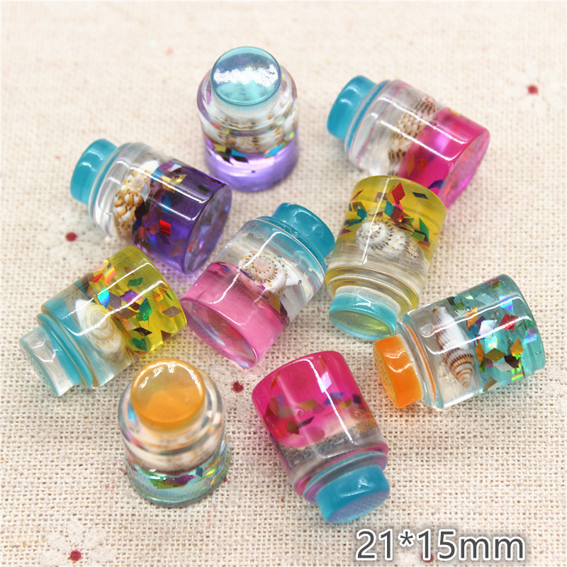 Art Craft New Year - 10Pcs Baru Lucu 3D Resin Melayang