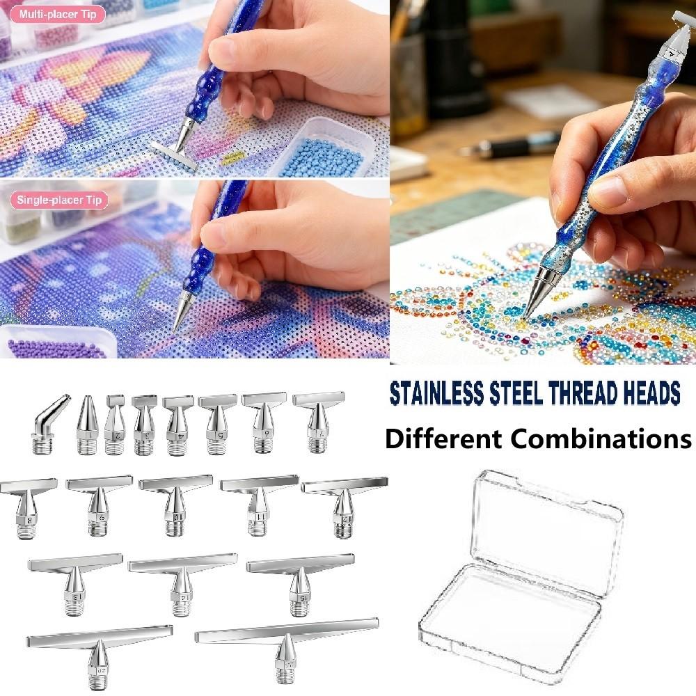 Diamond Painting Kit - Set Ujung Pena Lukisan Berlian Berulir