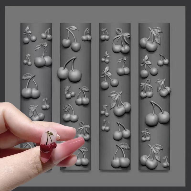 Art Craft Rose - Cetakan Silikon Bunga Mawar 3D Baru,