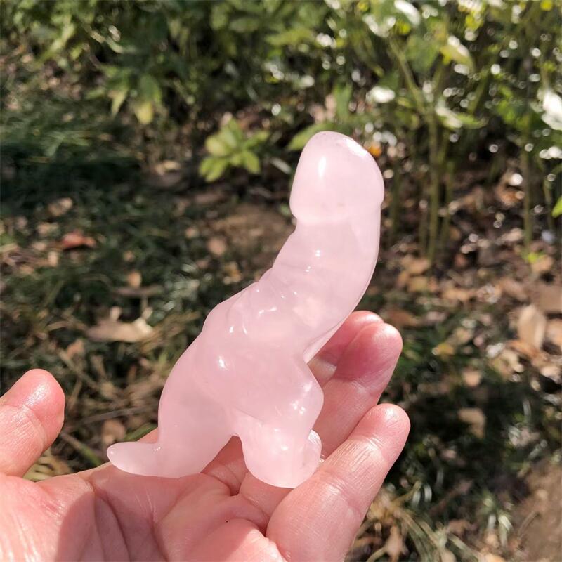 Art Craft Rose - 1 Buah Patung Reiki Kristal Penyembuhan