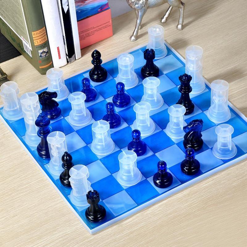 Cetakan Set Catur Resin dengan - Art Craft Model ulasan dan harga