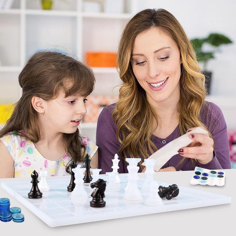 Cetakan Set Catur Resin dengan - Art Craft Model ulasan dan harga