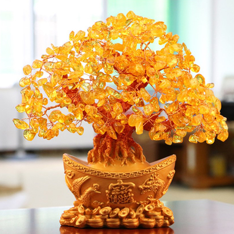 Pohon uang keberuntungan Cina  - Art Craft New Year ulasan dan harga