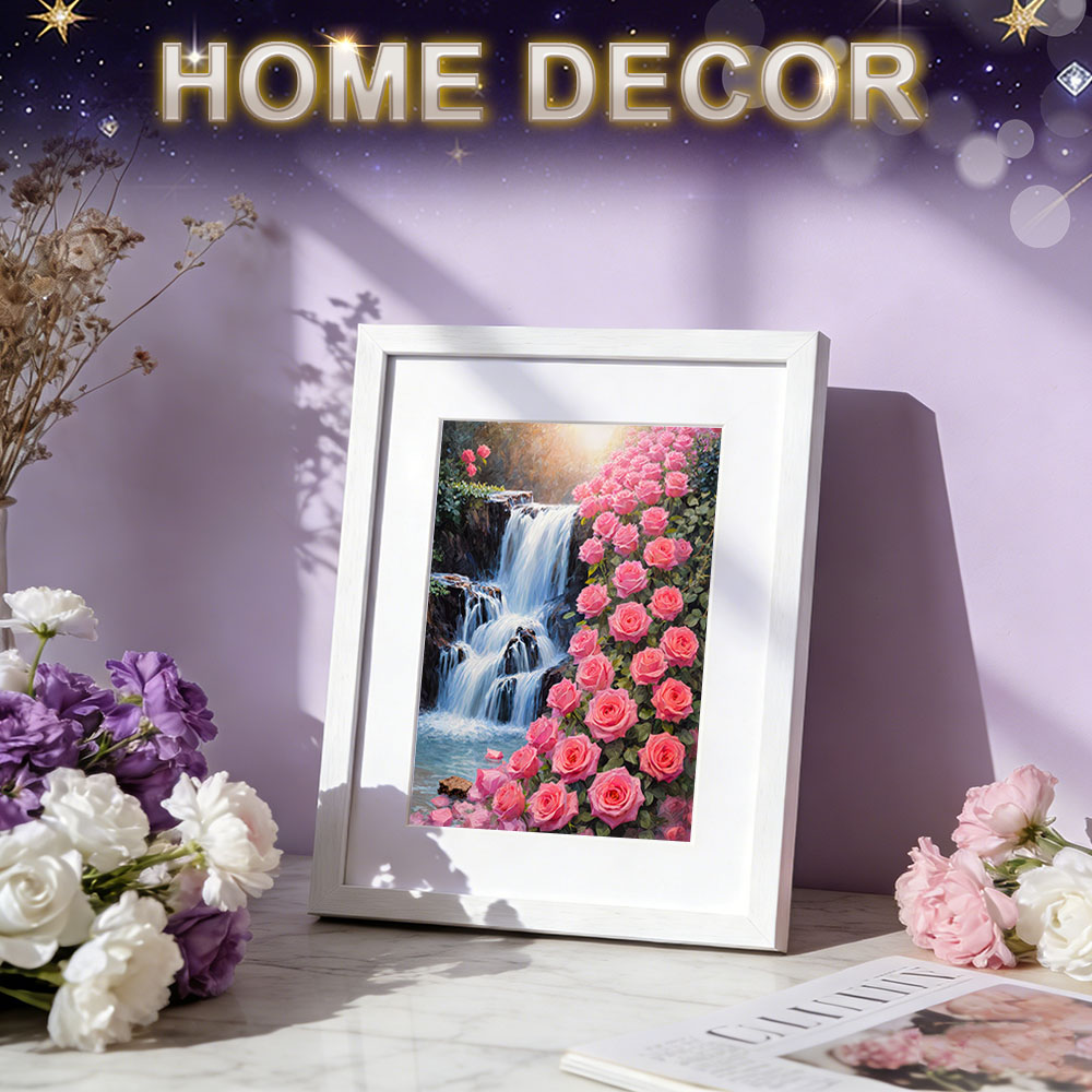 HUACAN Diamond Mosaic Kits Luk - Art Craft Rose ulasan dan harga