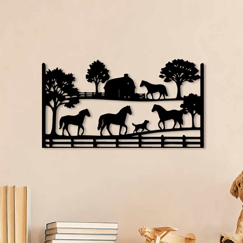 CIFBUY Seni Dinding Logam Pema - Art Craft Horse ulasan dan harga