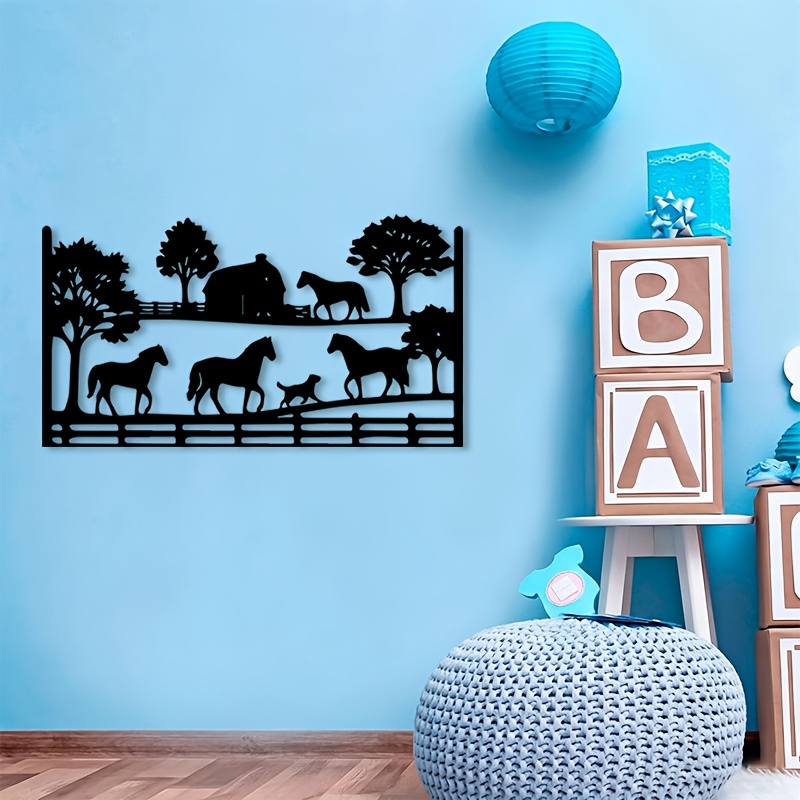 CIFBUY Seni Dinding Logam Pema - Art Craft Horse ulasan dan harga