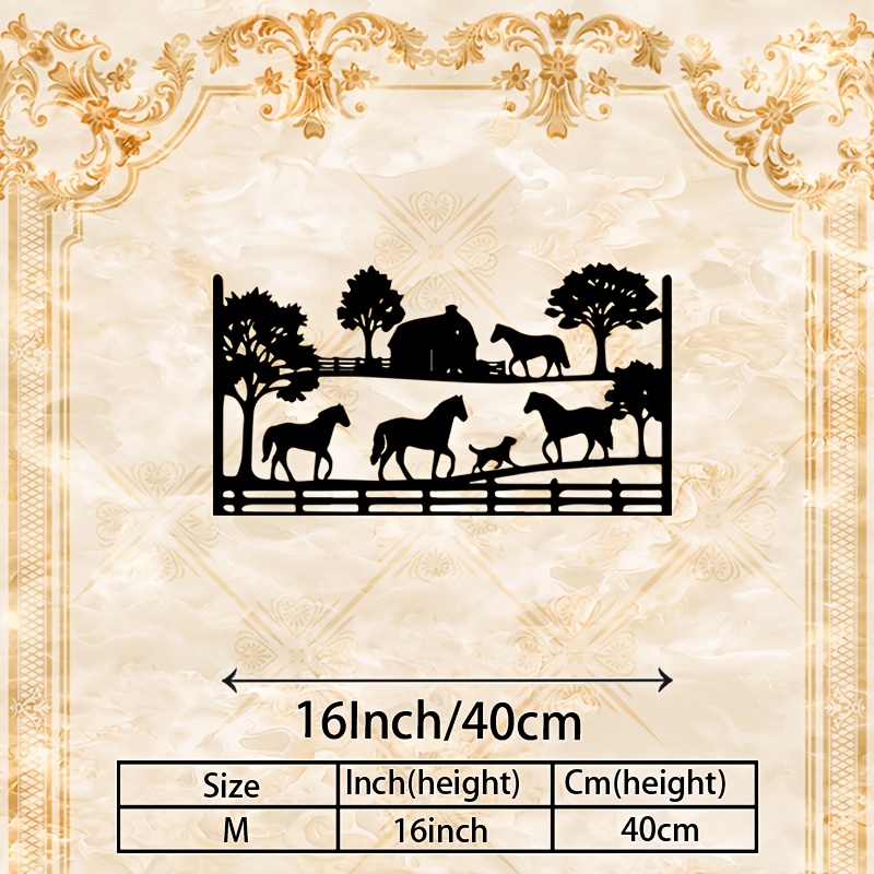 CIFBUY Seni Dinding Logam Pema - Art Craft Horse ulasan dan harga