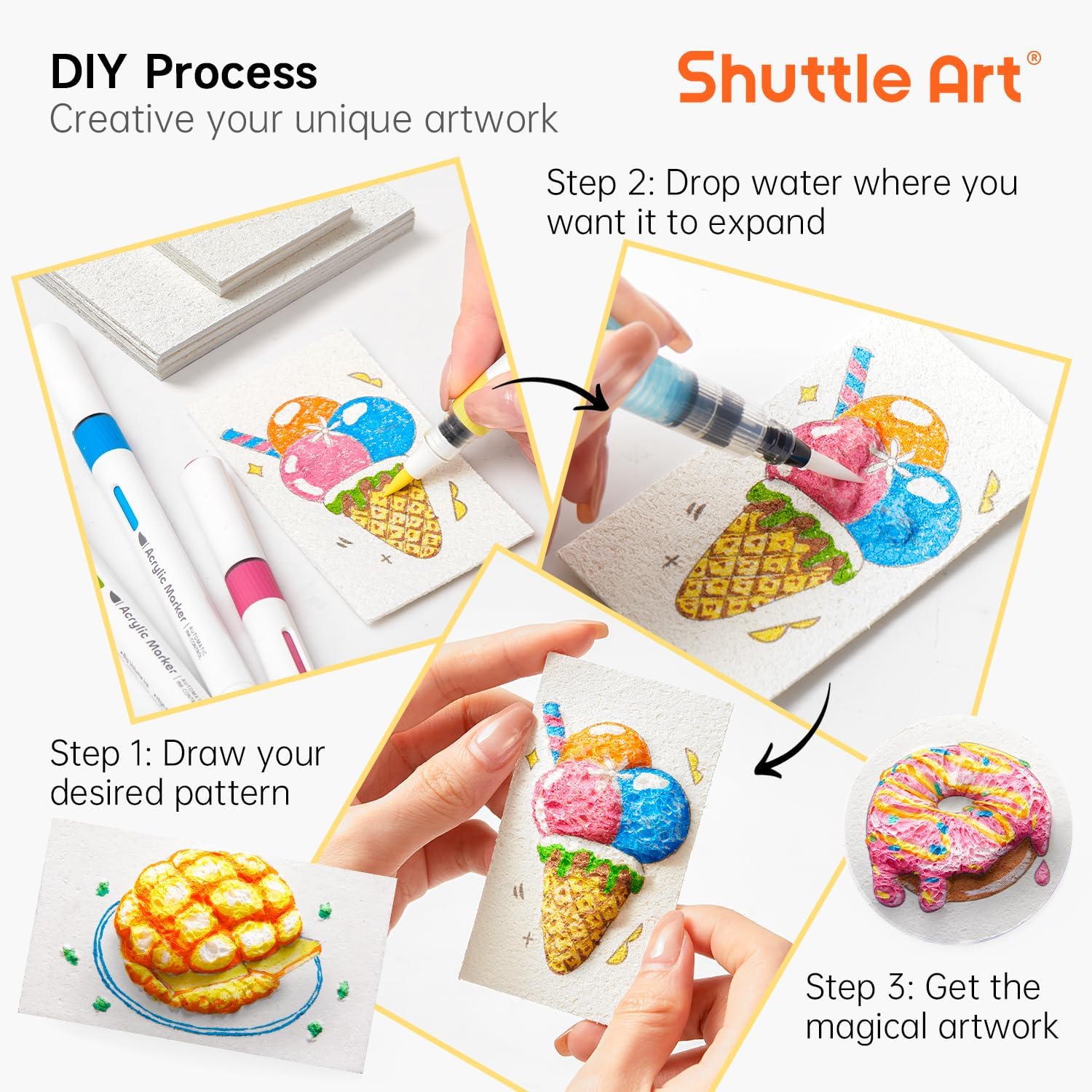 Set Kertas Lukisan Tekstur Bus - Art Craft Kids ulasan dan harga