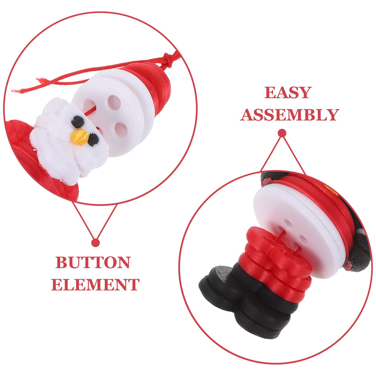 1Set Kit DIY Ornamen Santa den - Art And Craft For Xmas ulasan dan harga