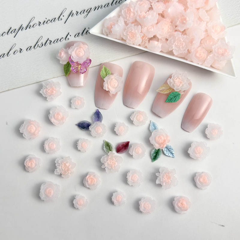 50 buah campuran acak Resin bu - Art Craft Rose ulasan dan harga