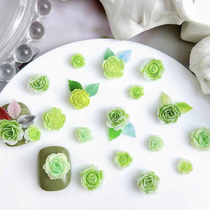 50 buah campuran acak Resin bu - Art Craft Rose ulasan dan harga