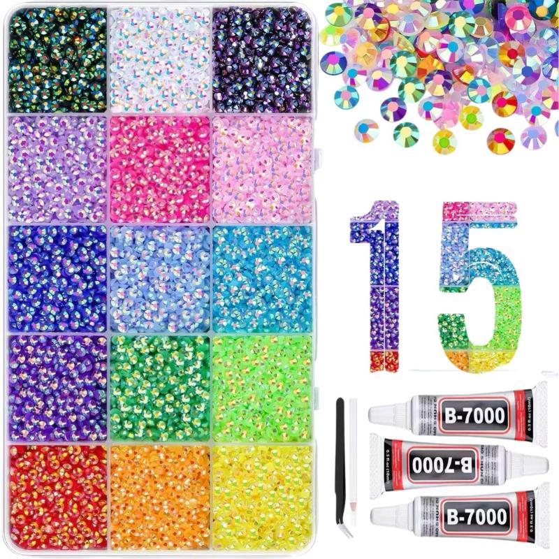 Kit Resin Jelly Rhinestone 15  - Art Craft Book ulasan dan harga