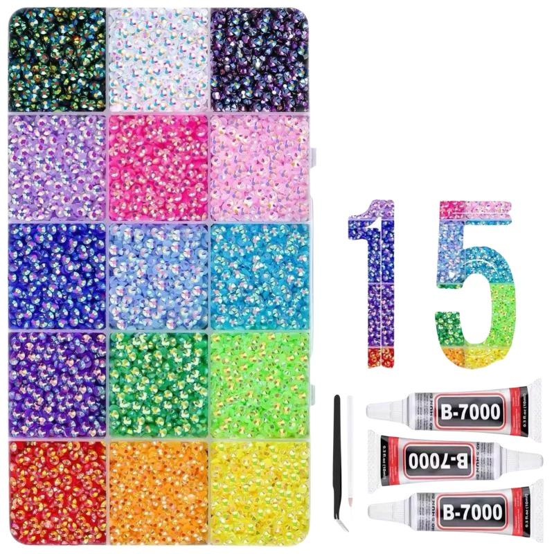 Kit Resin Jelly Rhinestone 15  - Art Craft Book ulasan dan harga