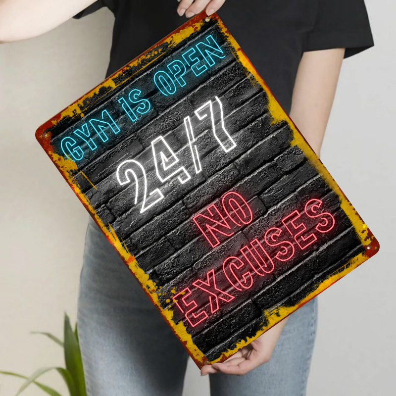 Seni Dinding Logam Efek Neon G - Art Craft Quotes ulasan dan harga