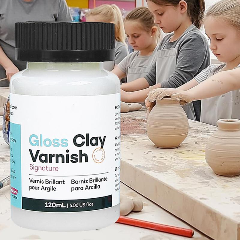 120ml akrilik pernis Gloss tan - Air Dry Clay ulasan dan harga