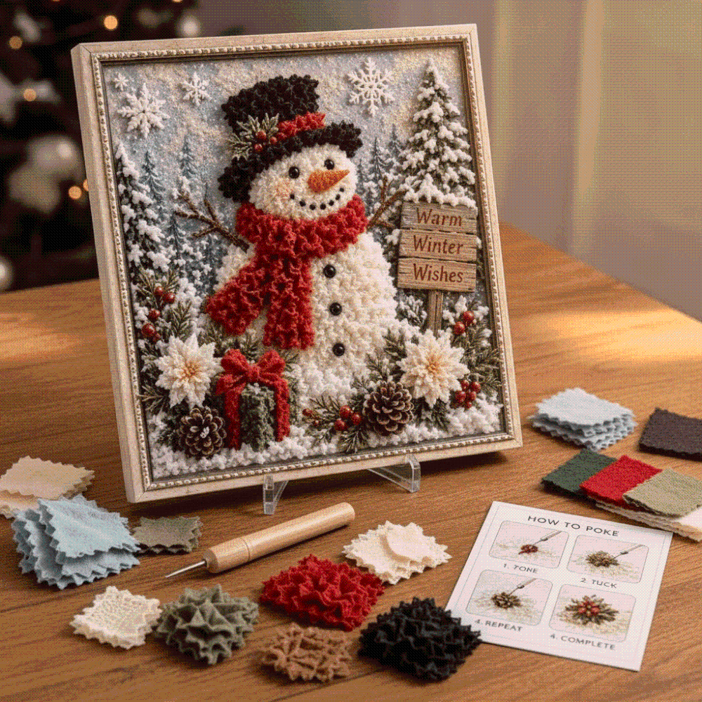 Seni Poke Natal Tanpa Jahitan, - Art And Craft For Xmas ulasan dan harga