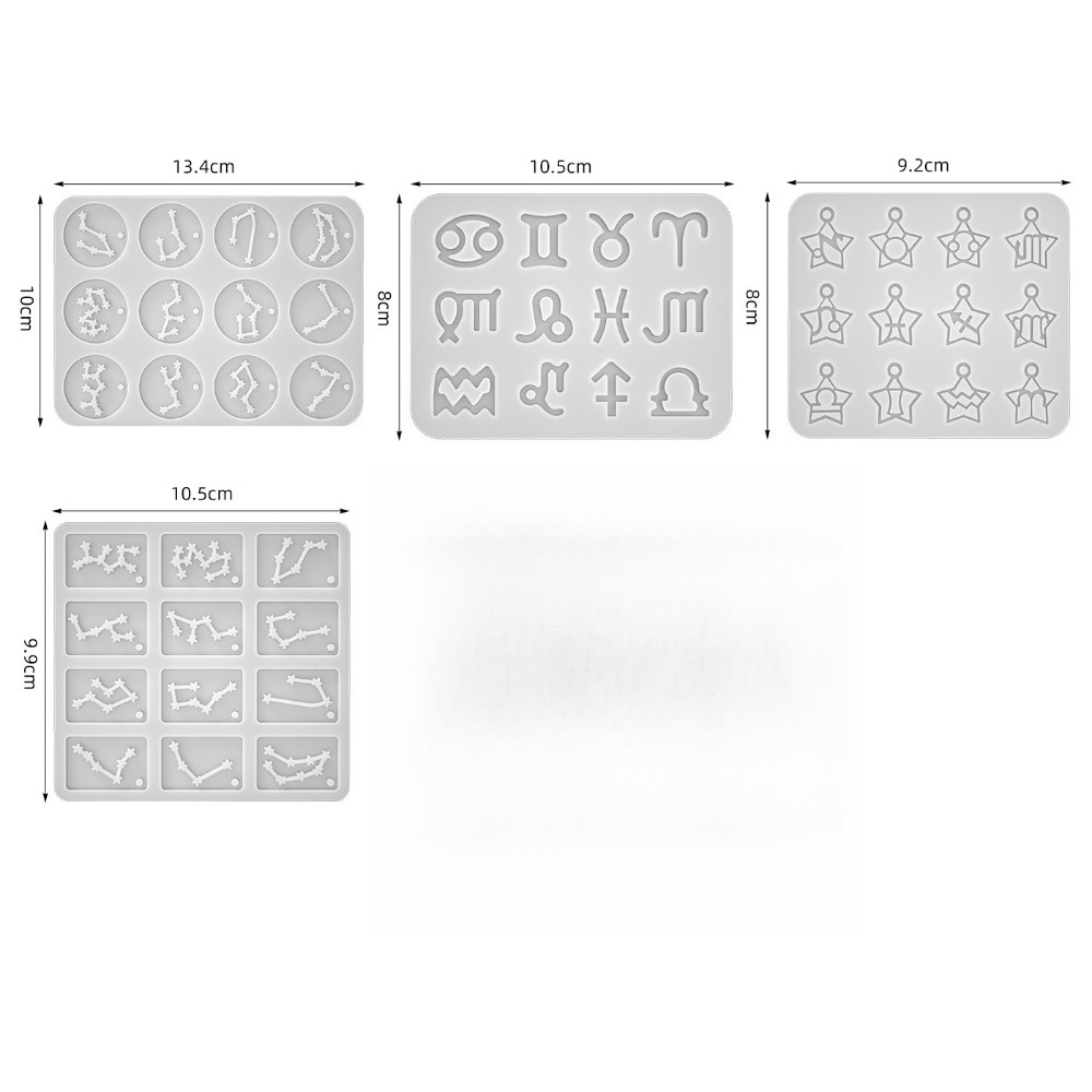 4styles Cetakan Resin 12 Zodia - Art Craft Model ulasan dan harga