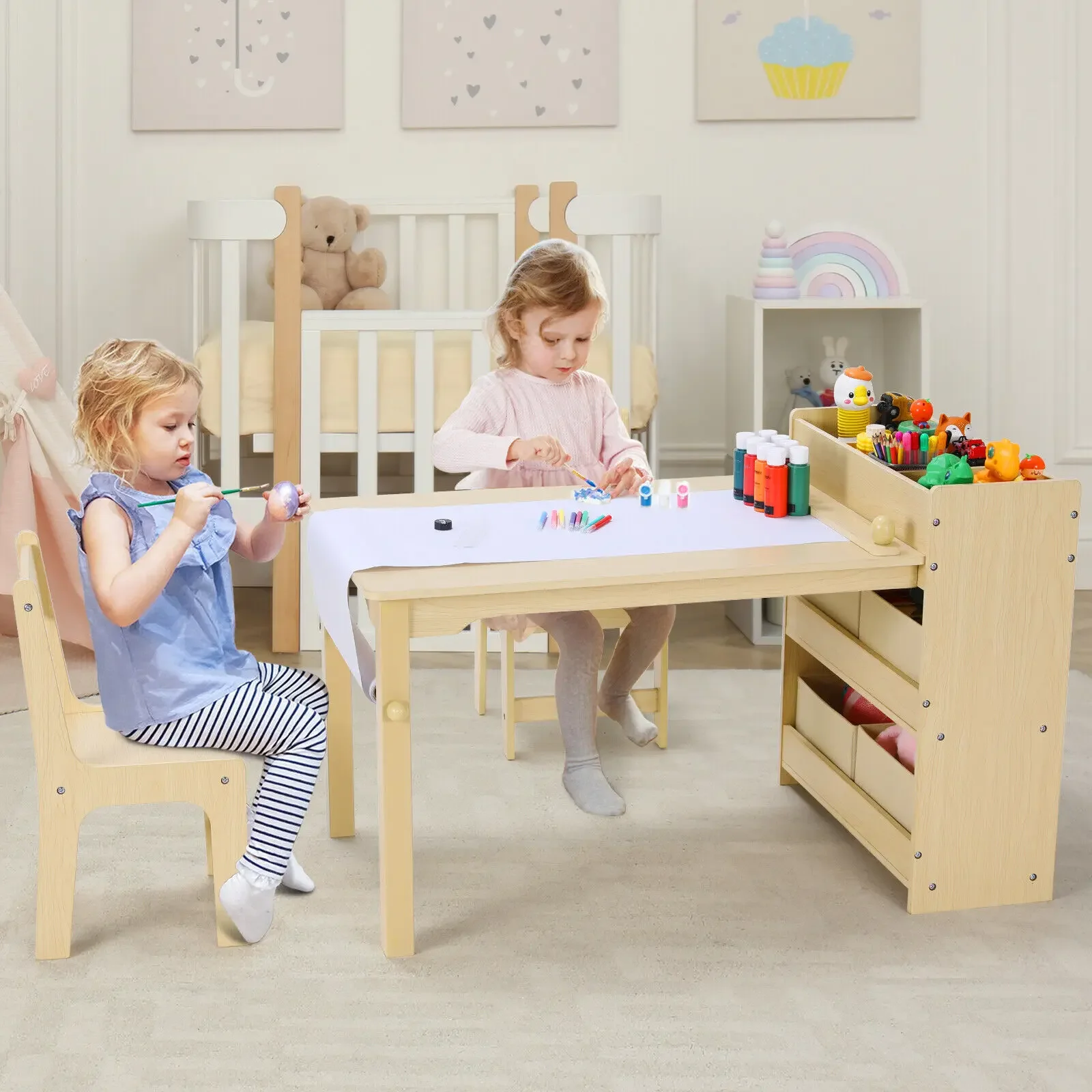 Meja Seni Anak & 2 Kursi Set M - Art And Craft Quotes For Kids ulasan dan harga