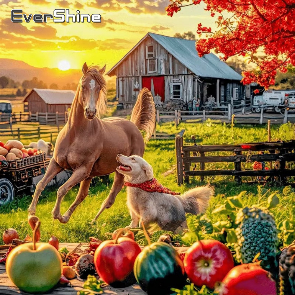 Evershine Lukisan Mozaik Berli - Art Craft Horse ulasan dan harga
