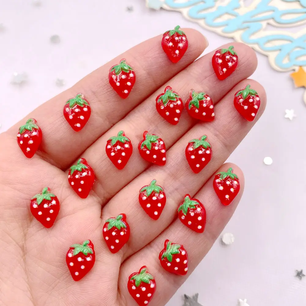 60 Buah Patung Stroberi Merah  - Art Craft New Year ulasan dan harga