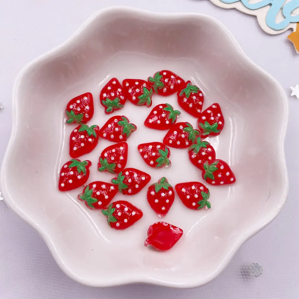 60 Buah Patung Stroberi Merah  - Art Craft New Year ulasan dan harga