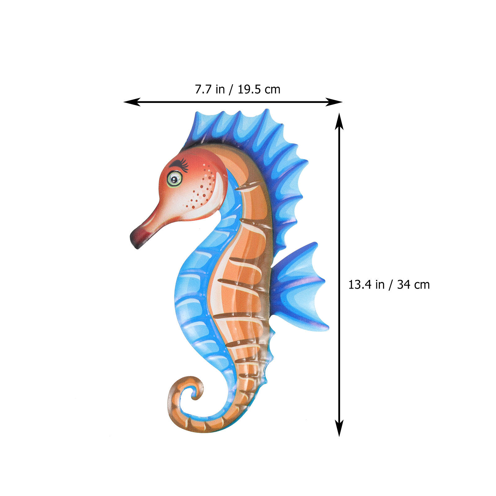 Hiasan Dinding Kuda Laut Logam - Art Craft Horse ulasan dan harga