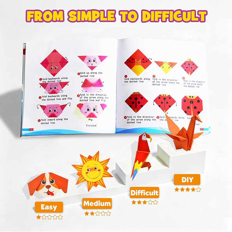 Kit Kerajinan Kertas Origami B - Art Craft Book ulasan dan harga
