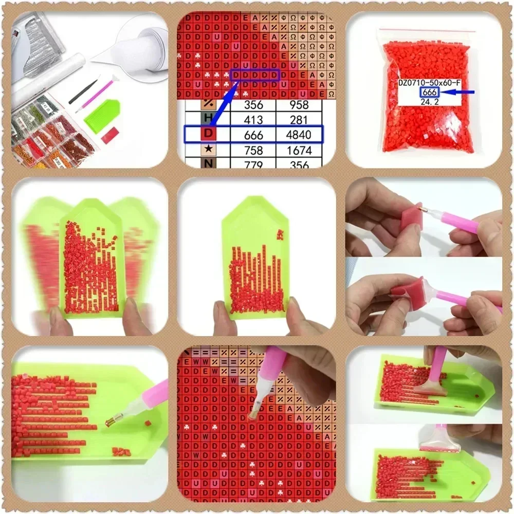Kit Lukisan Berlian Hewan Kuda - Art Craft Horse ulasan dan harga