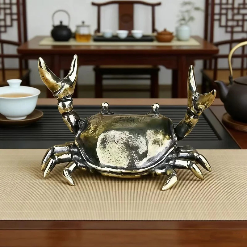 Patung Kepiting Kuningan, Kera - Art Craft New Year ulasan dan harga