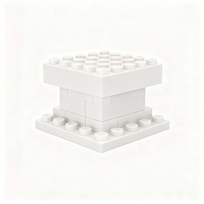 2180pcs MOC LOGO Pixelart Mode - Art Craft Logo ulasan dan harga