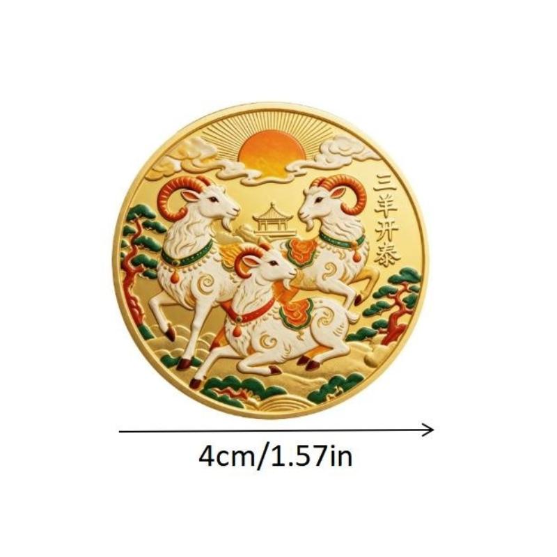 Koin Suvenir Tahun Kambing 202 - Art Craft New Year ulasan dan harga