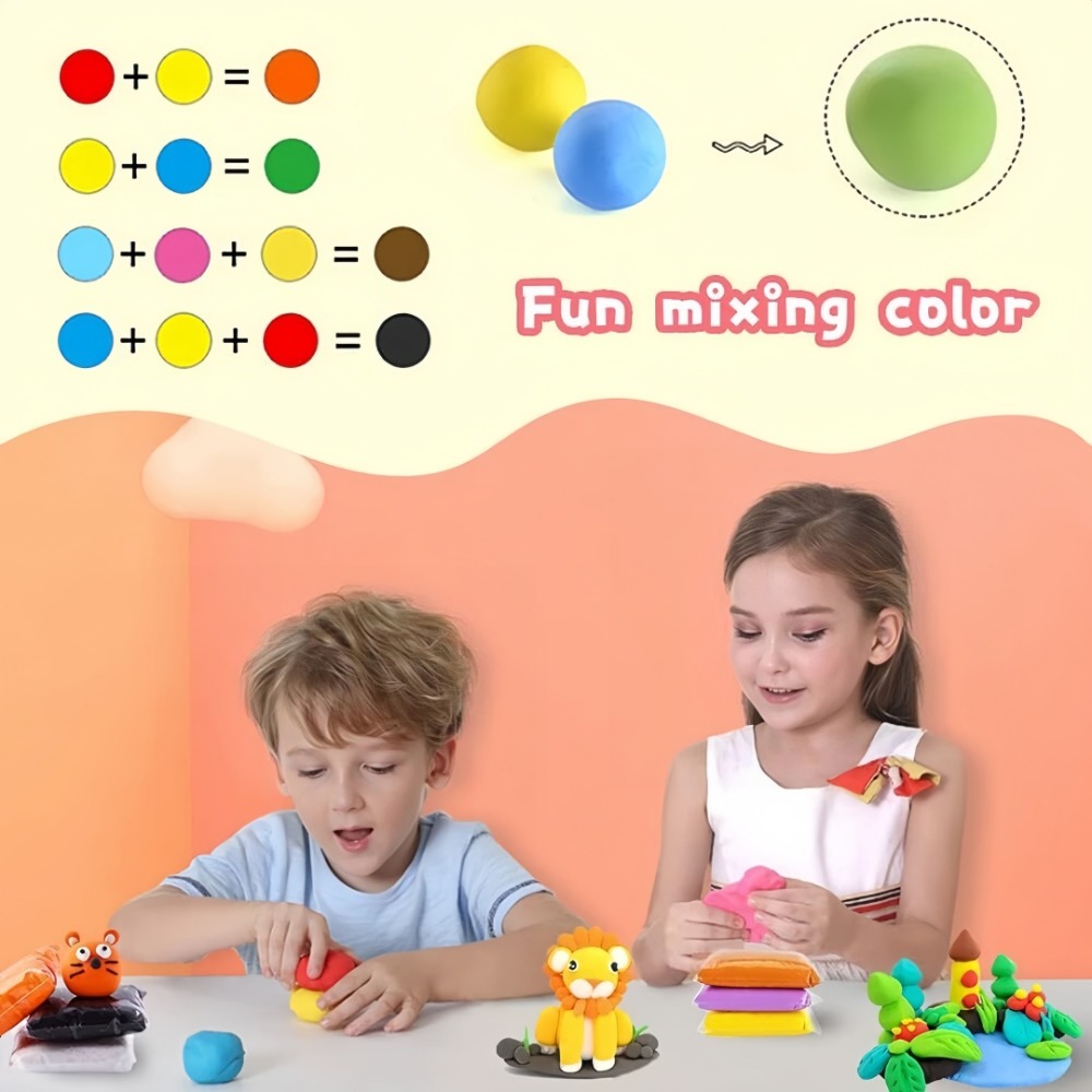 Set DIY Tanah Liat Ultra Ringa - Air Dry Clay ulasan dan harga