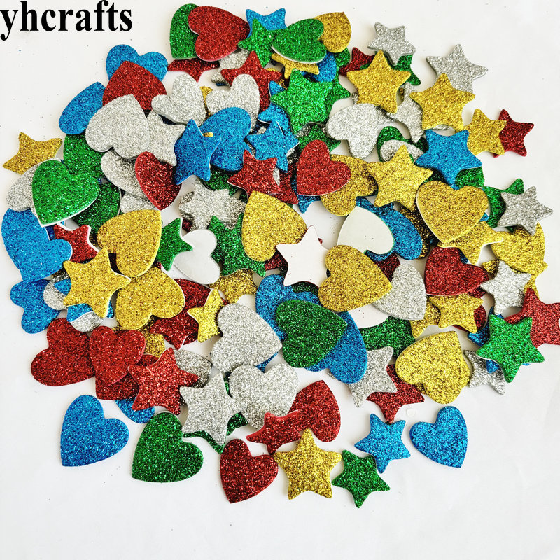150 buah/lot. Stiker busa bint - Art And Craft For Xmas ulasan dan harga
