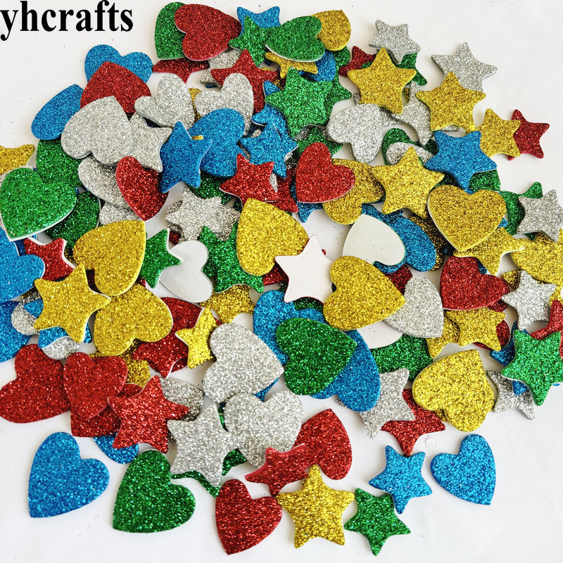 150 buah/lot. Stiker busa bint - Art And Craft For Xmas ulasan dan harga