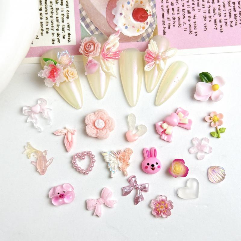 Aksesori Dekorasi seni kuku bu - Art Craft Rose ulasan dan harga