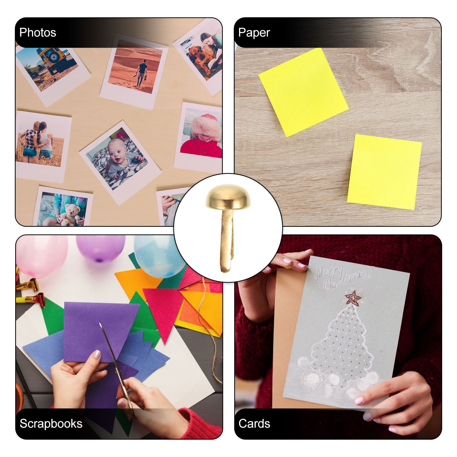 100Pcs Penjepit Kertas Kecil d - Art Craft Using Paper ulasan dan harga