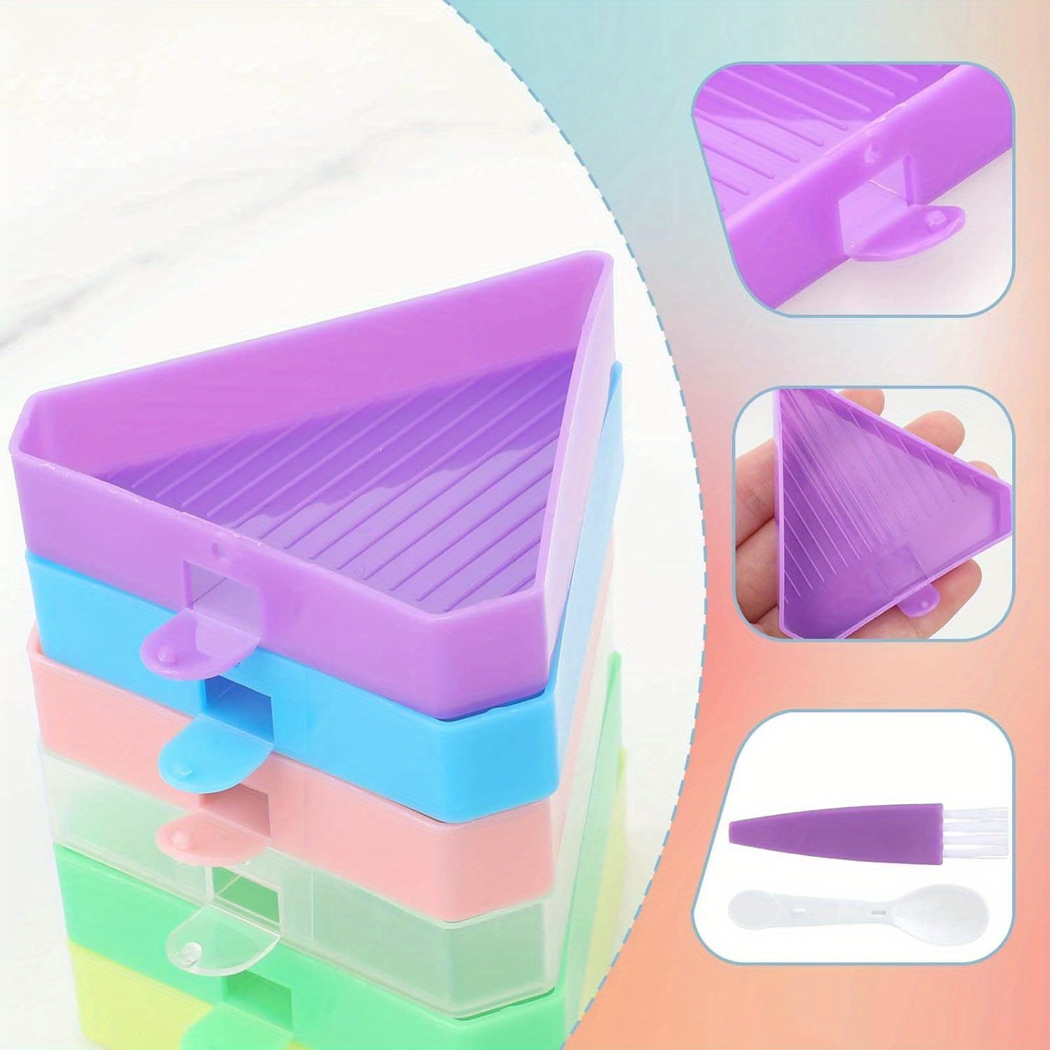 9 Buah Baki Lukisan Berlian Ba - Diamond Painting Kit ulasan dan harga