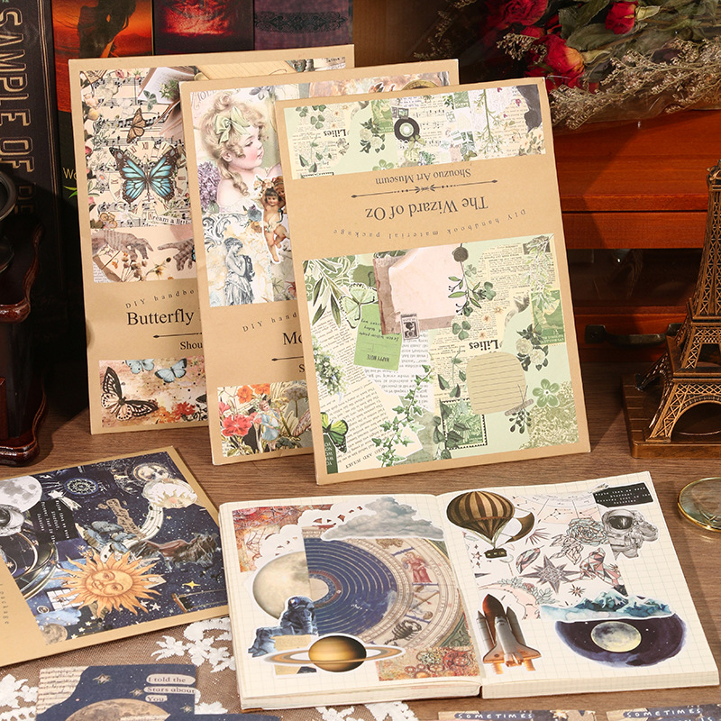 100 Lembar Kertas Seni Vintage - Art Craft Gallery ulasan dan harga