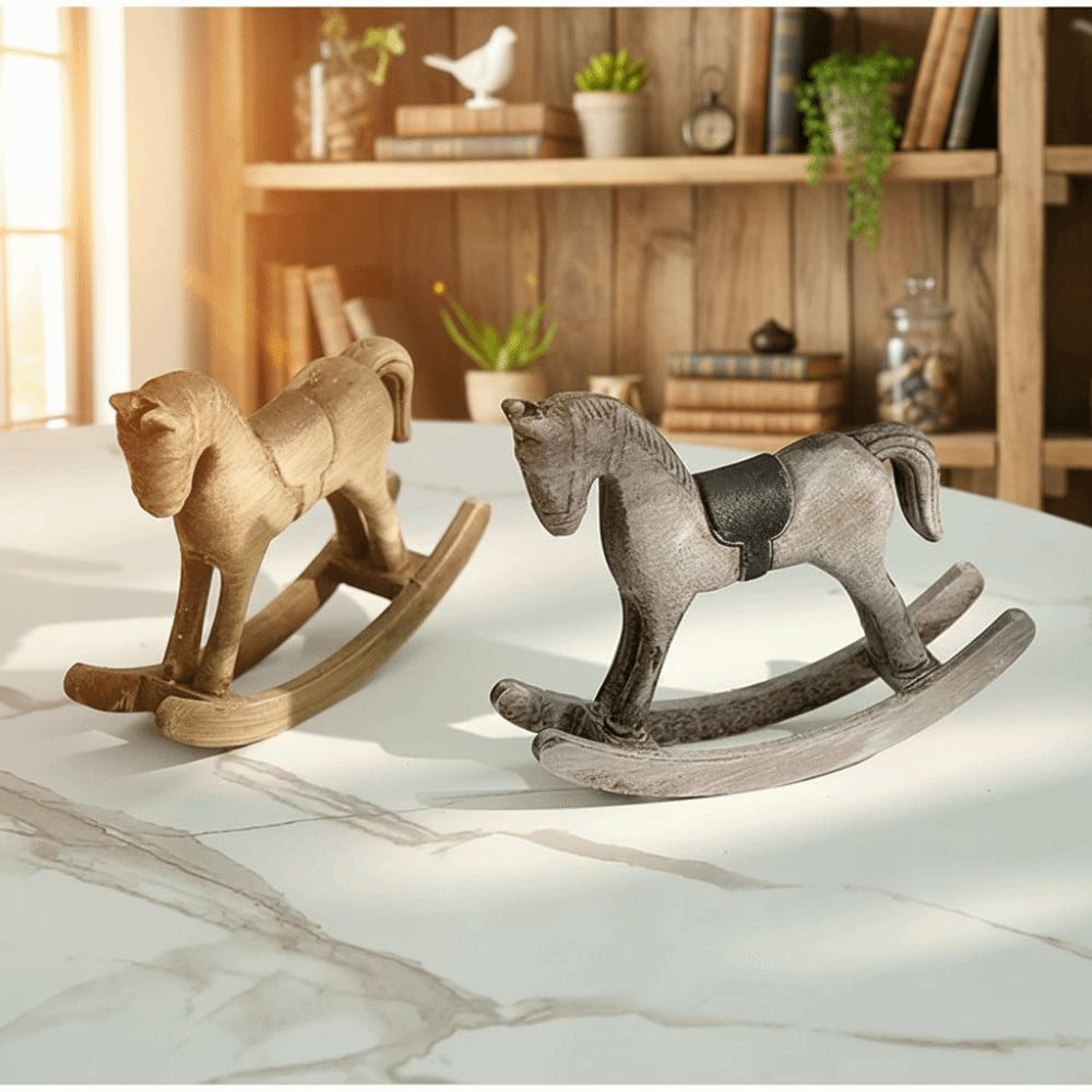 Kuda Kayu Desain Kreatif, Kuda - Art Craft Horse ulasan dan harga