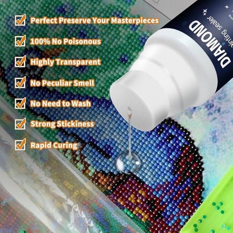 Lem 120Ml untuk Kit Lukisan Be - Diamond Painting Kit ulasan dan harga